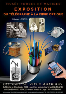 Affiche Exposition 2022 - Du télégraphe de Chappe à la fibre optique