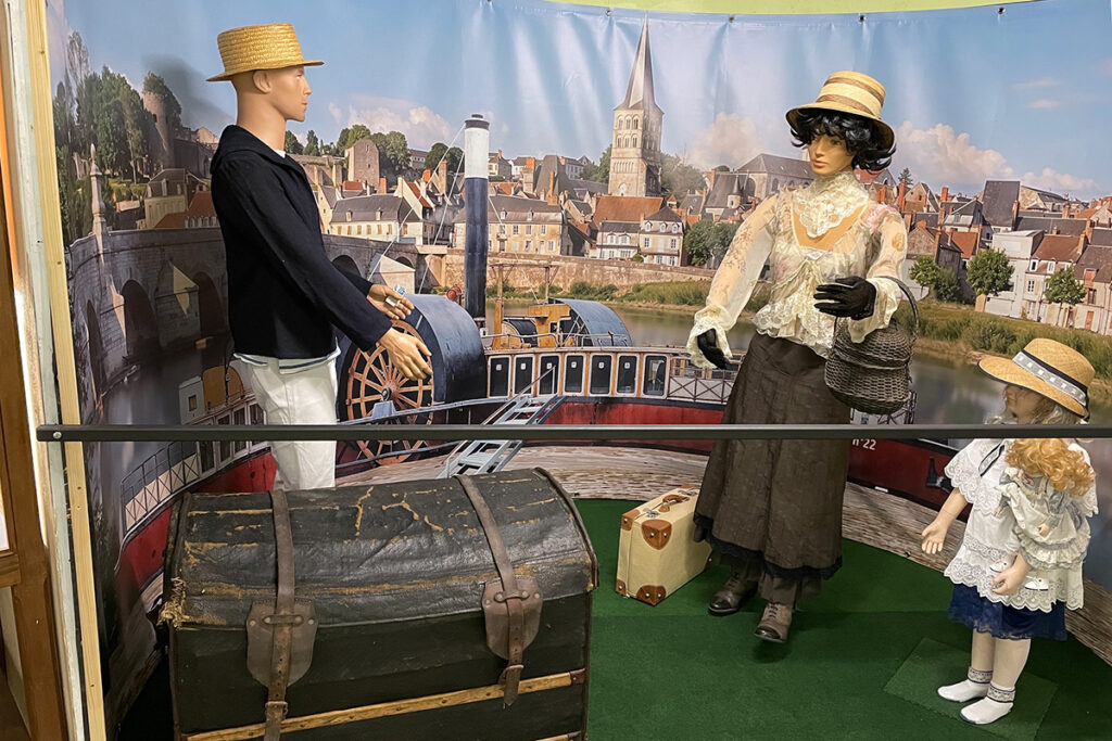 Reconstitution du port de La Charité-sur-Loire. (Exposition 2025) au Musée Forges et Marines