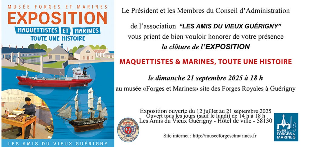 Clôture de l'exposition "Maquettistes & marines, toute une histoire"